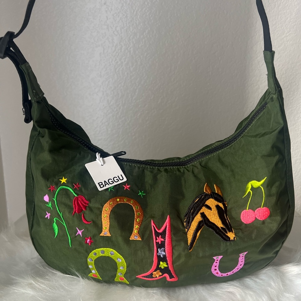 Jessica Williams BAGGU Medium Crescent Bag LIMITED EDITION 2022